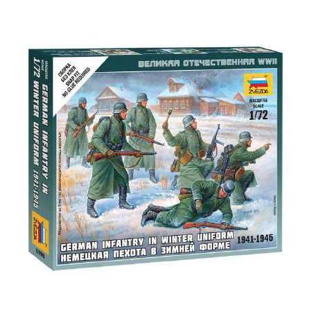 Zvezda German Infantry /Winter uniform/ 1:72 (6198)