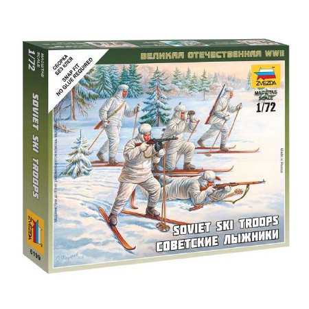 Zvezda Soviet Skiers 1:72 (6199)