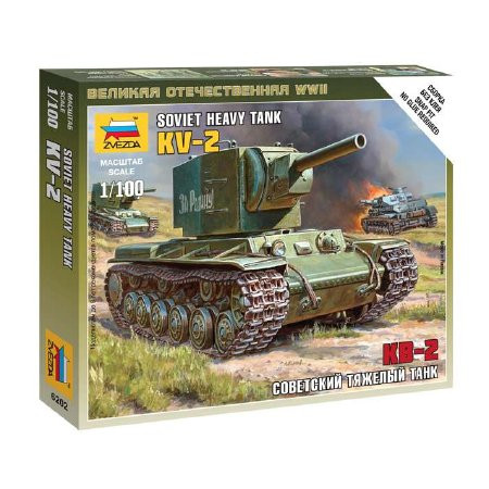 Zvezda Soviet Tank KV-2 1:100 (6202)