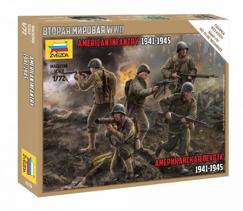 Zvezda US Infantry WWII 1:72 (6278)