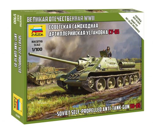 Zvezda Su-85 1: 100 makett harcjármű (6289)