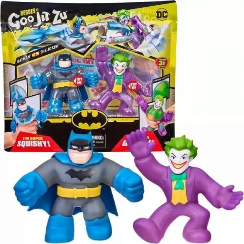 Goo Jit Zu: DC Super Heroes - Batman vs Joker nyújtható akciófigurák, 2 db-os szett