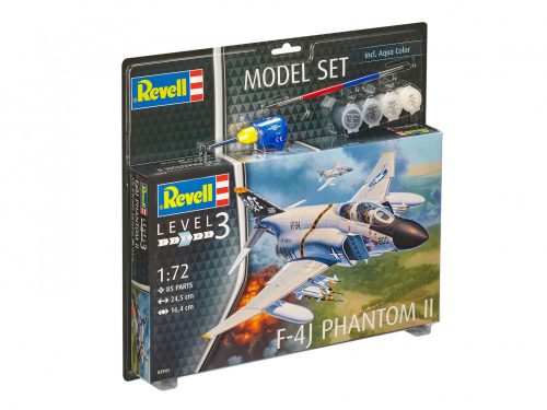 Revell F-4J Phantom II 1:72 makett készlet festékkel és kiegészítőkkel (63941)