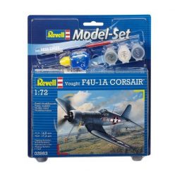   Revell Vought F4U-1D Corsair makett 1:72 makett készlet festékkel és kiegészítőkkel (63983)