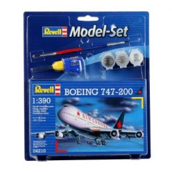   Revell Boeing 747-200 1:390 makett készlet festékkel, ragasztóval (64210)