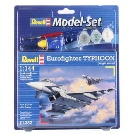 Revell Eurofighter Typhoon 1:144 makett készlet festékkel, ragasztóval (64282)