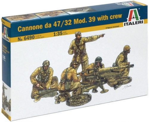 Italeri Cannone da 47/32 Mod 39 with Crew 1:35 (6490)