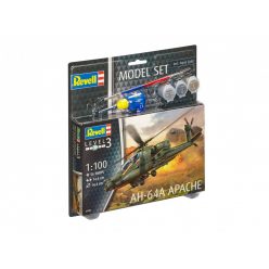   Revell AH-64A Apache 1:100 makett készlet festékkel és kiegészítőkkel (64985)