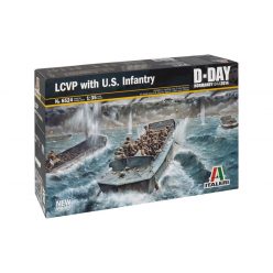 Italeri LCVP with US Infantry 1:35 makett hajó (6524s)