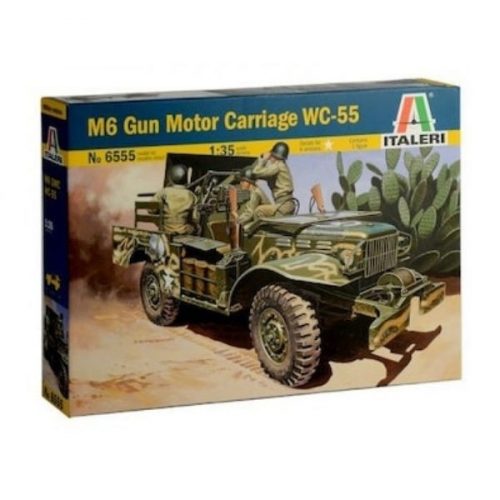 Italeri: Gun Motor Carrige harci jármű makett, 1:35 6555s