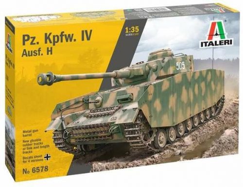 ITALERI Italeri: Pz. Kpfw. IV tank makett, 1: 35 (6578s)