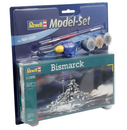 Revell Bismarck 1:1200 makett készlet festékkel és kiegészítőkkel (65802)