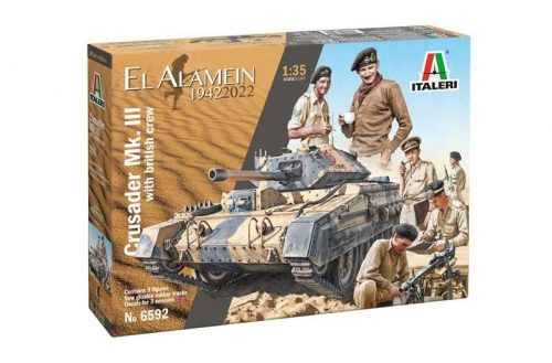 Italeri - CRUSADER Mk.III with BRITISH TANK CREW 1:35 (6592S)