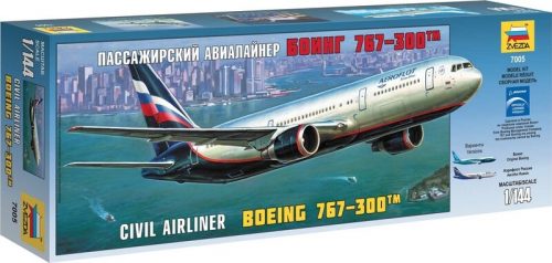 Zvezda Boeing 767-300 1:144 makett repülő (7005)