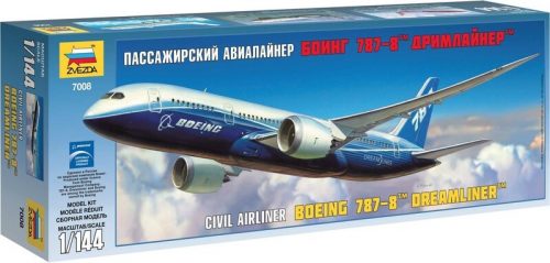 Zvezda Boeing 787 Dreamliner makett 1:144 makett repülő (7008)