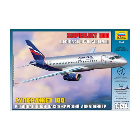 Zvezda Sukhoi Superjet 100 1:144 (7009)