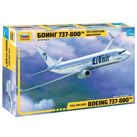 Zvezda Boeing 737-800 makett 1:144 makett repülő (7019)