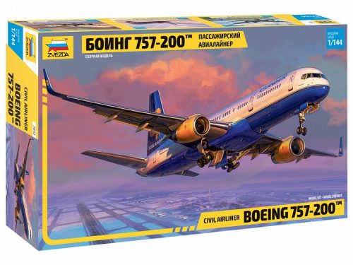 Zvezda Boeing 757-200 1:144 makett repülő (7032)