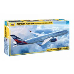 Zvezda Airbus A350-900 1:144 makett repülő (7039)