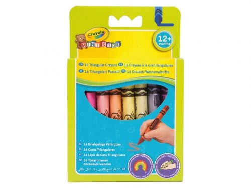 Crayola: 16 darabos háromszög zsírkréta készlet