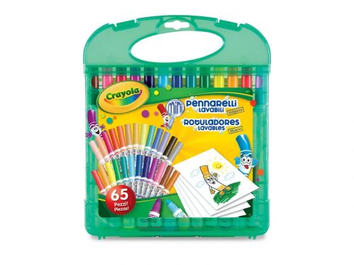 Crayola Lemosható mini filctoll klt.tartóban