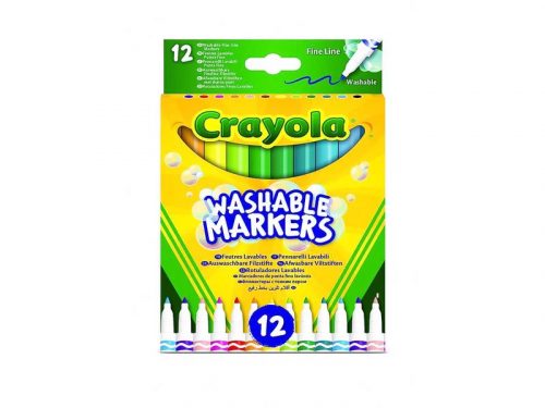 Crayola Kimosható vékony filctoll 12db