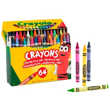 Crayola: Zsírkréta - 64 db-os