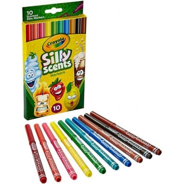 Crayola: 10 darabos illatos, vékony filctoll