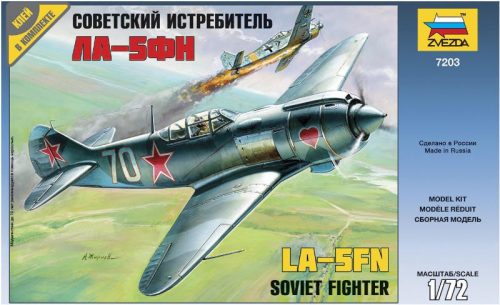 Zvezda Lavotchkin LA-5 FN Soviet Fighter makett 1:72 (7203)