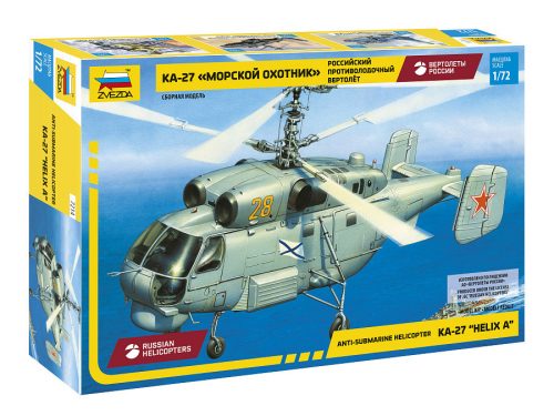 Zvezda Kamov Ka-27 Submarine Hunter 'Helix A' 1:72 (7214)