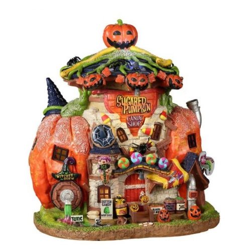 Lemax cukrozott tök édesség shop Spooky Town