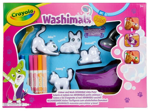 Crayola Washimals kimosható állatkák - kád szett (74-7453)