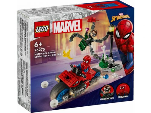 LEGO Super Heroes Marvel 76275 Motoros üldözés: Pókember Vs. Doc Ock