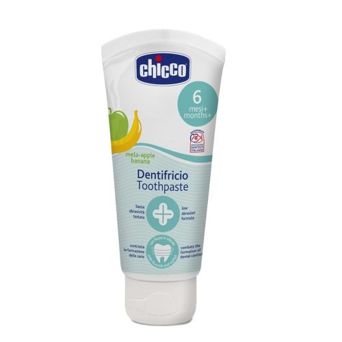 Chicco Alma-Banán ízű fogkrém Xilitollal 50ml   6hó+