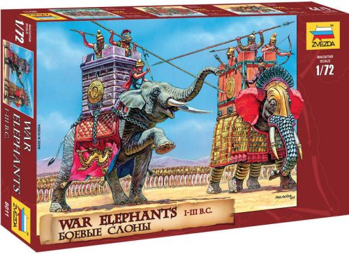 Zvezda War Elephants 1:72 (8011)