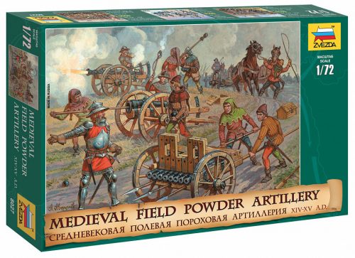 Zvezda Medieval Field Powder Artillery 1:72 (8027)