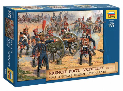 Zvezda French Foot Artillery /1812-14/ 1:72 (8028)