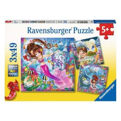 Ravensburger Puzzle 3x49 db - Csodás sellők (8063)