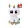 TY Beanie Boos - PIXY fehér unikornis plüss, 24 cm