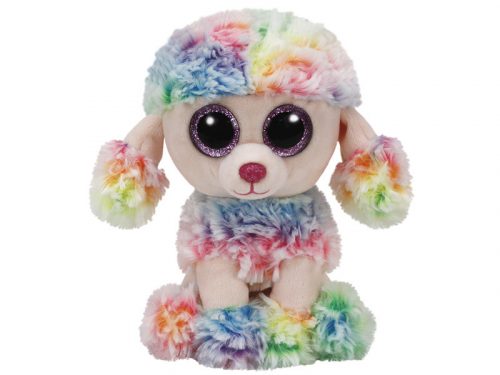 TY: Beanie Boos RAINBOW színes pudli 15cm