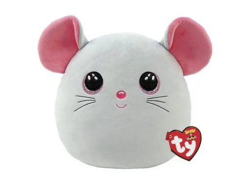 Ty Squishy Beanies párna alakú plüss figura CATNIP, 22 cm - egér