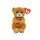 TY: Beanie Babies plüss figura DUNCAN, 15 cm - barna medve (3)