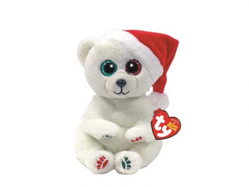 TY: Beanie Babies plüss figura EMERY, 15 cm - jegesmedve (3)