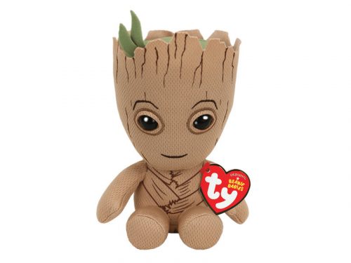 Beanie Babies plüss figura Marvel GROOT, 15 cm