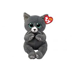   Ty Beanie Bellies plüss figura BINX, 15 cm - orosz kék macska