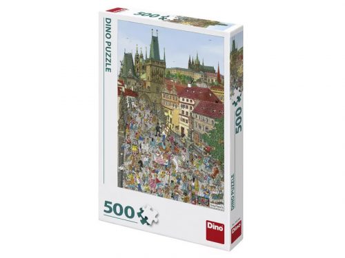 Dino Puzzle 500 db - Lőportorony Prága