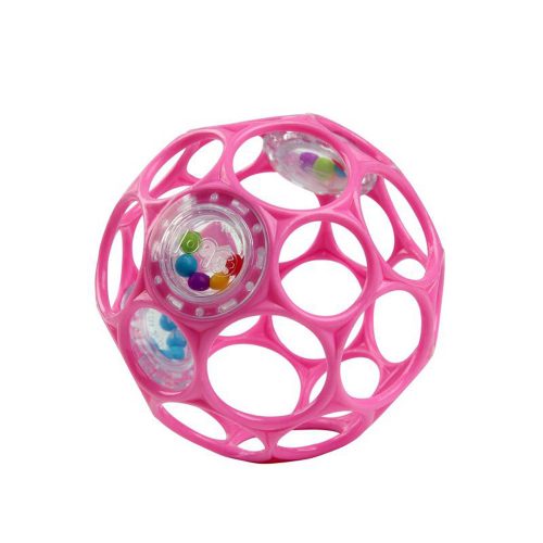 Bright Starts játék Oball Rattle 10cm pink