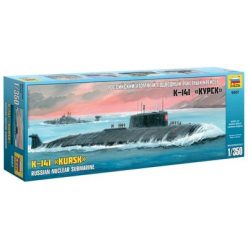 Zvezda K-141 Kursk Russian Nuclear Submarine 1:350 (9007)