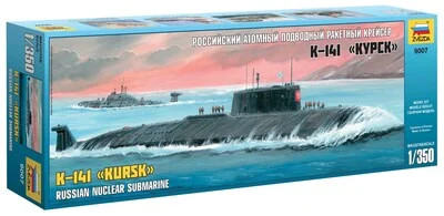 Zvezda K-141 Kursk Russian Nuclear Submarine 1:350 (9007)