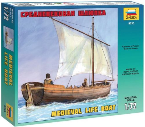 Zvezda Medieval Life Boat makett 1:72 (9033)